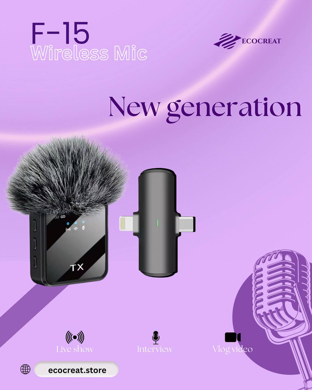 F15 Wireless Mic - Image 3
